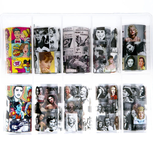TFS-101 Výběr pop art přenosových fólií