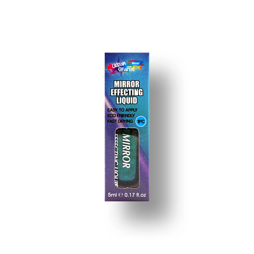 Urban Graffiti 5ml tekuté zrcadlové stříbrné efektní chromové laky 05 - PŮLNOČNÍ LAGOON