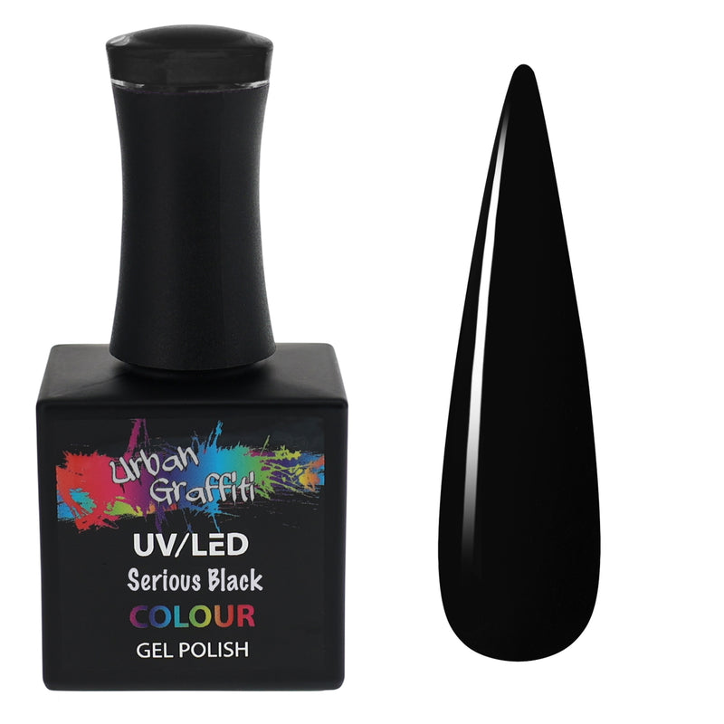 Serious Black - UGGP-A0002 - Urban Graffiti gelový lak 15ml