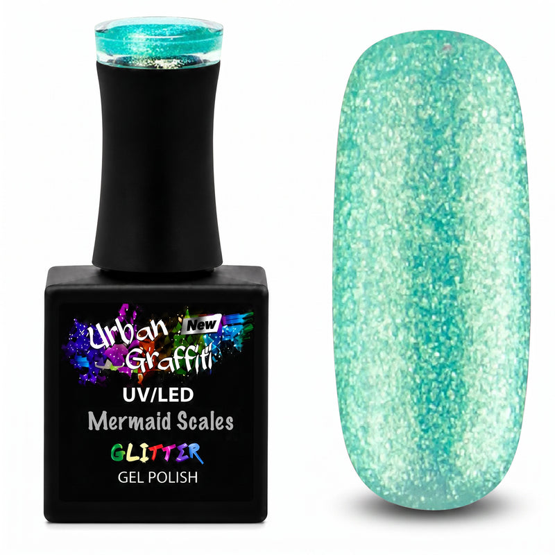 Mermaid Scales - UGGP-A0920 Urban Graffiti - Gel lak na nehty Ocean Green 15ml