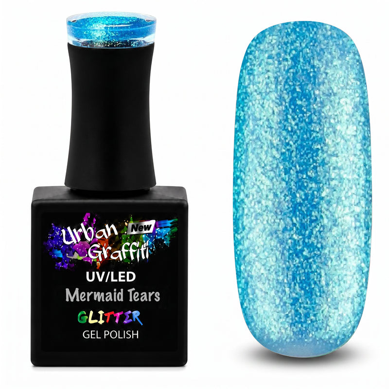 Mermaid Tears - UGGP-A0921 Urban Graffiti Aqua Glitter Gel Lak na Nehty 15ml
