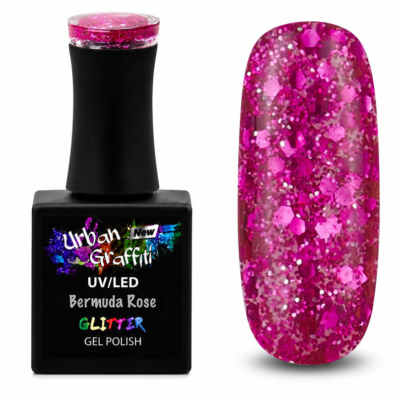 Bermuda Rose - UGGP-XS008 Urban Graffiti gelový lak na nehty 15ml