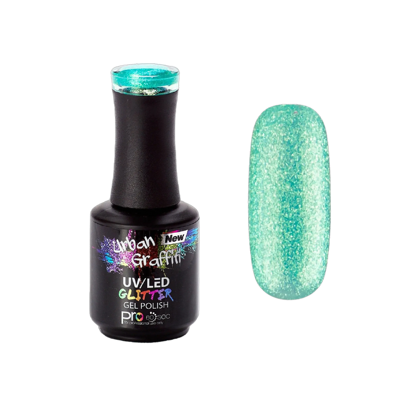 Mermaid Scales - UGGP-A0920 Urban Graffiti - Gel lak na nehty Ocean Green 15ml