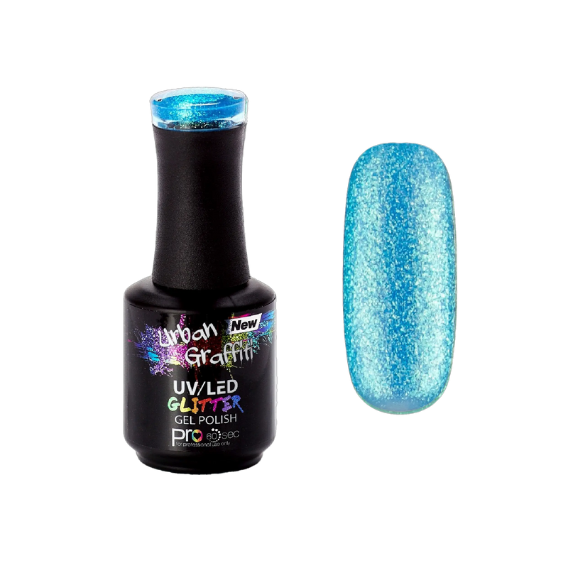 Mermaid Tears - UGGP-A0921 Urban Graffiti Aqua Glitter Gel Lak na Nehty 15ml